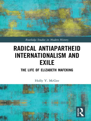 cover image of Radical Antiapartheid Internationalism and Exile